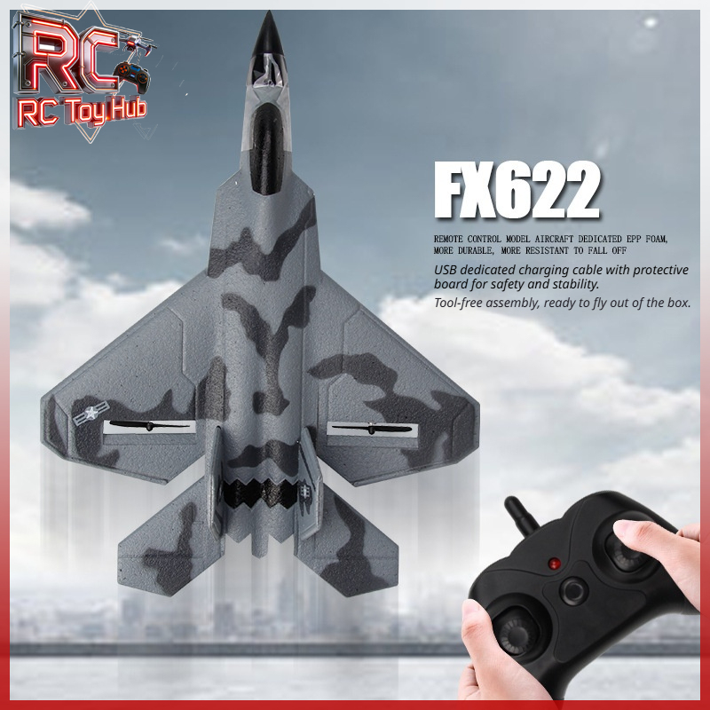 Drone Rc Fighter Jet - Радиоуправляемый самолет-истребитель Fx622 из пенопласта, планер