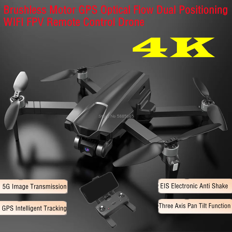 Drone Smart Rc Foldable - Профессиональный 4K GPS Return FPV EIS