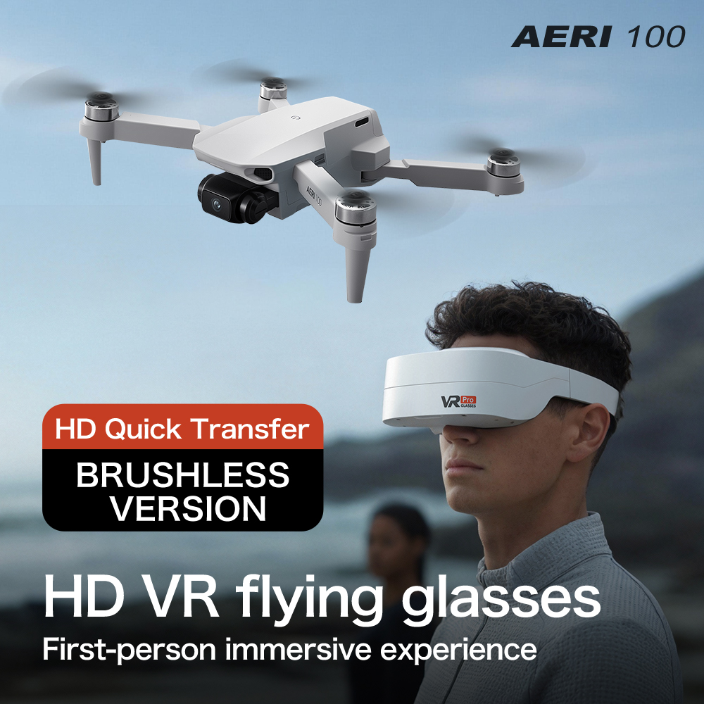 Esc 4In1 Brushless - Квадрокоптер AERI100 VR с монитором, ESC-камерой,