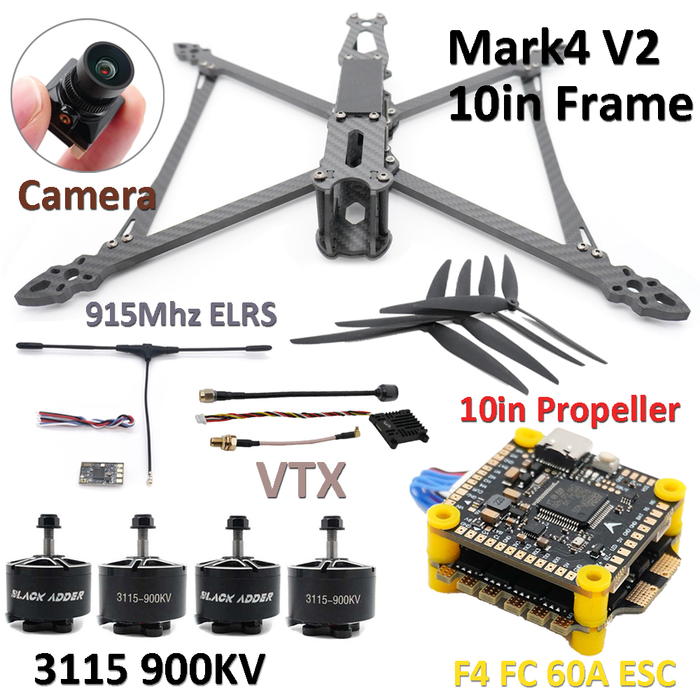 Esc 4In1 Brushless - Комбинированный набор Mark4 V2 с 10-дюймовой