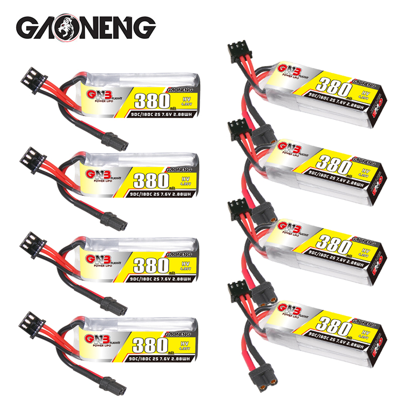 Nano Quad Fpv - Аккумулятор LiPo GNB 2S 7.6V 380mAh