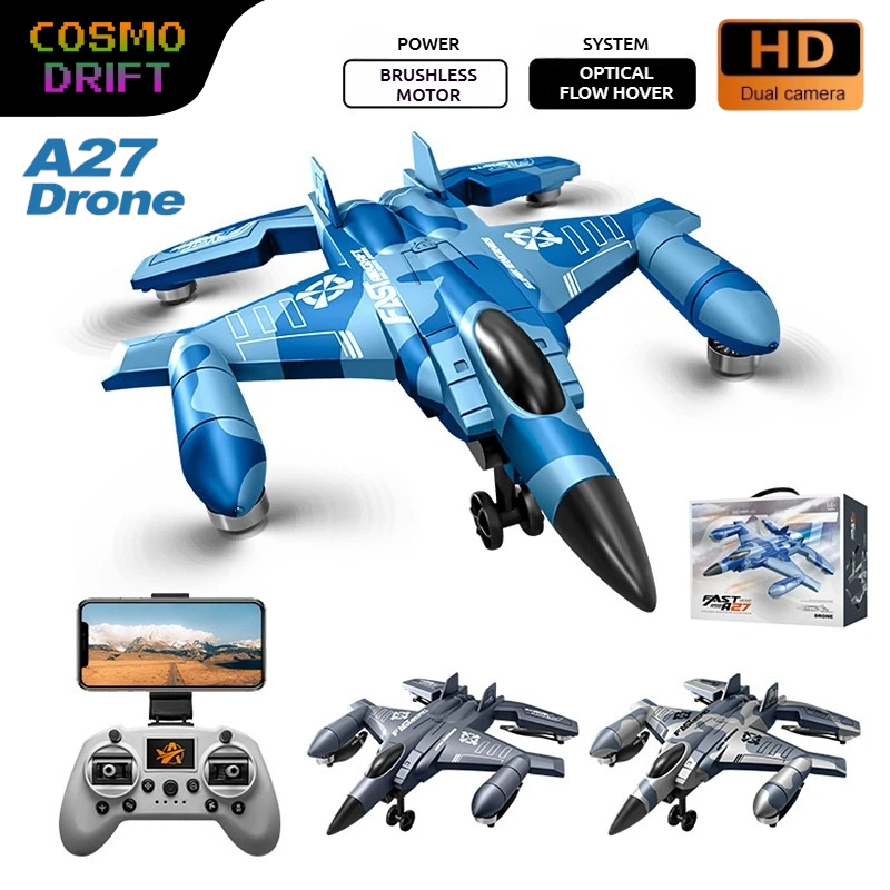 Drone Rc Fighter Jet - A27 Fighter Jet RC Самолет Бесщеточный