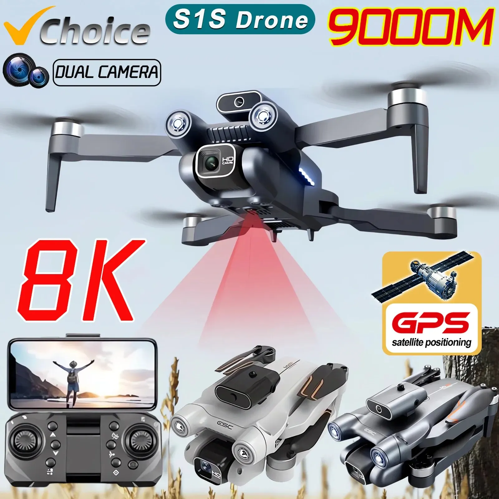 Новинка, камера для дрона S1S, – обзор и цена Gps Module Drone