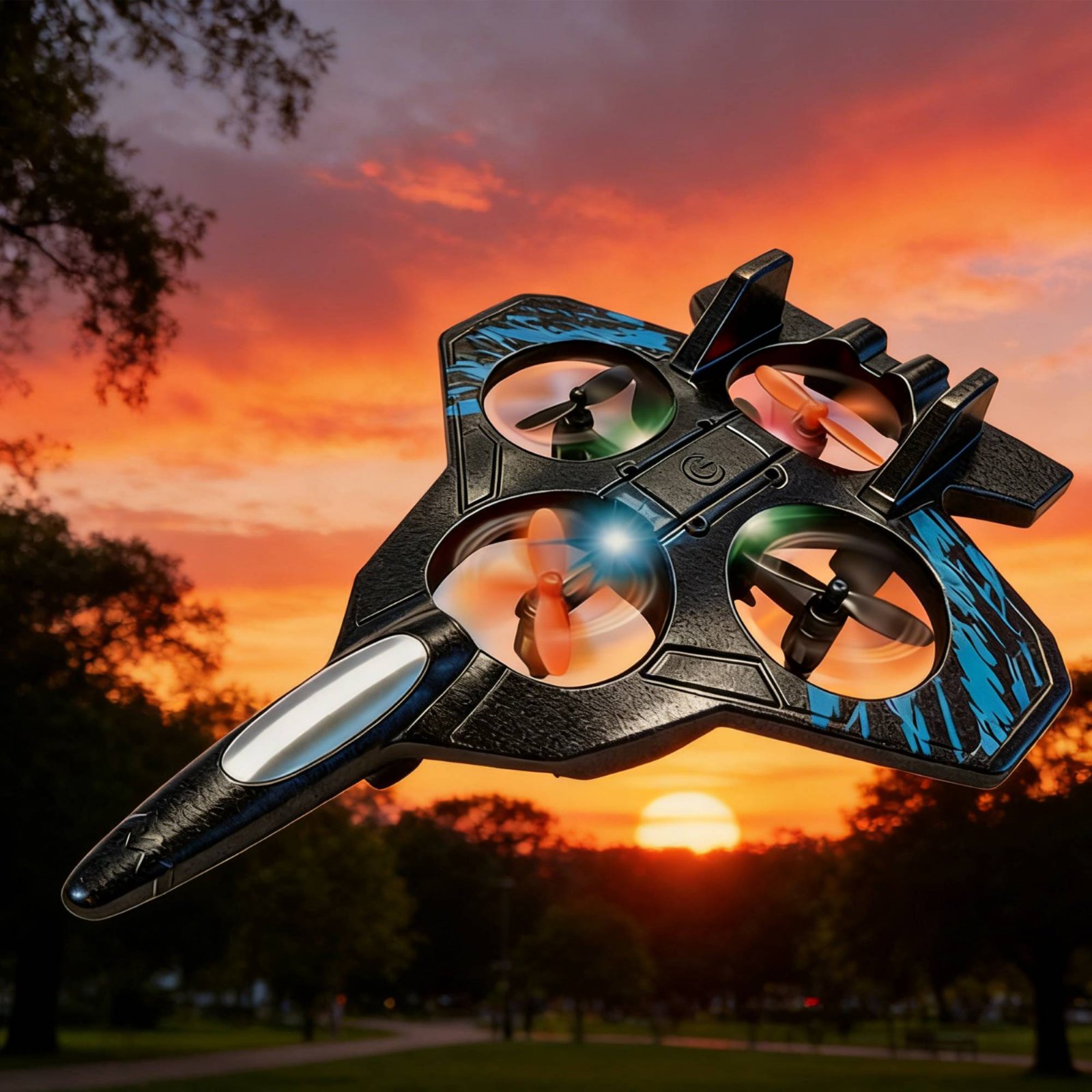 Акробатический дрон-истребител – обзор и цена Drone Rc Fighter Jet
