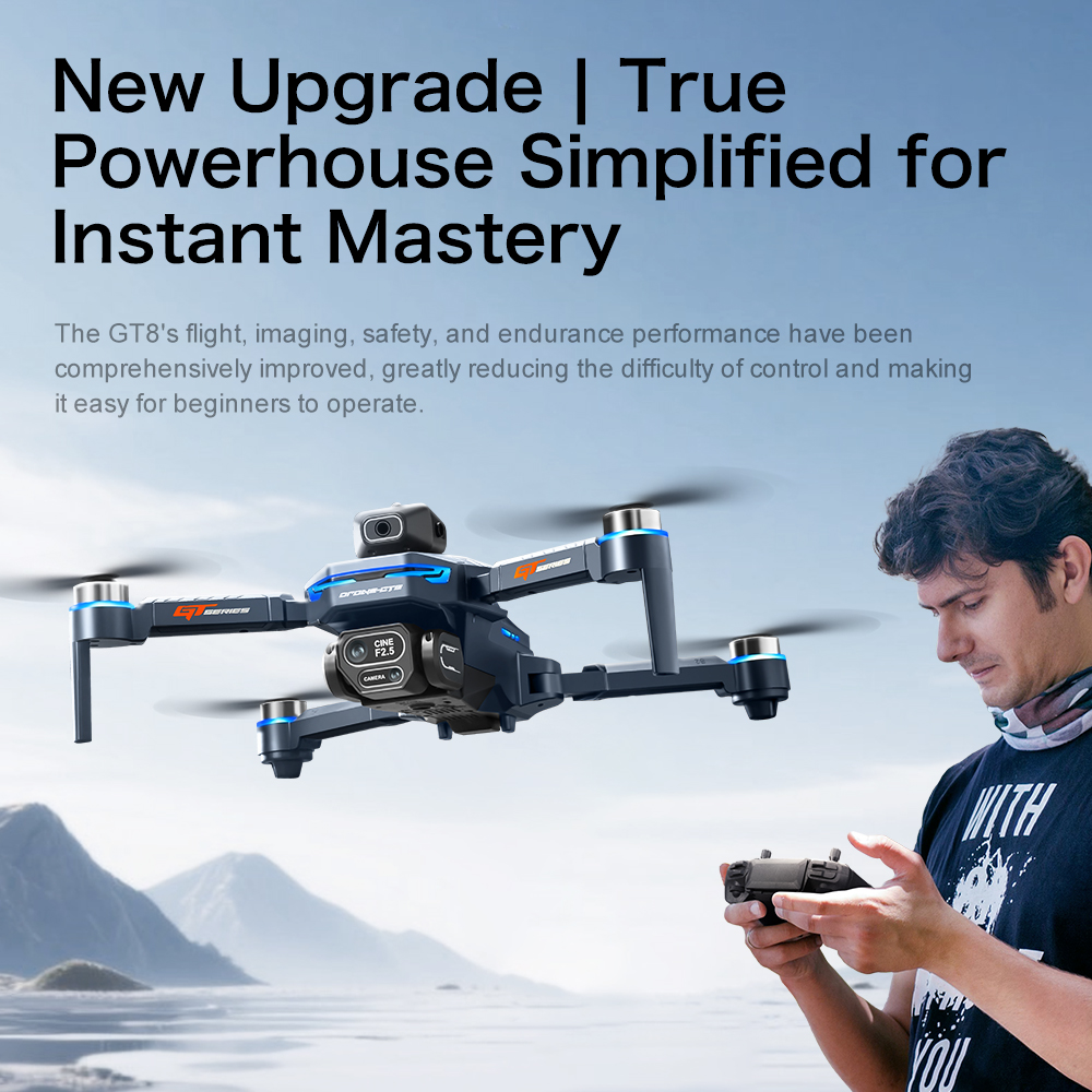 Оригинальный дрон GT8 8K с про – обзор и цена Drone Rc Folding