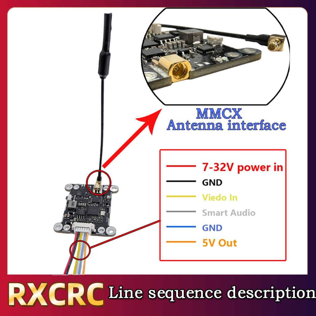 RXCRC 5,8G модуль 48 каналов 1 – обзор и цена Drone Rc Controller