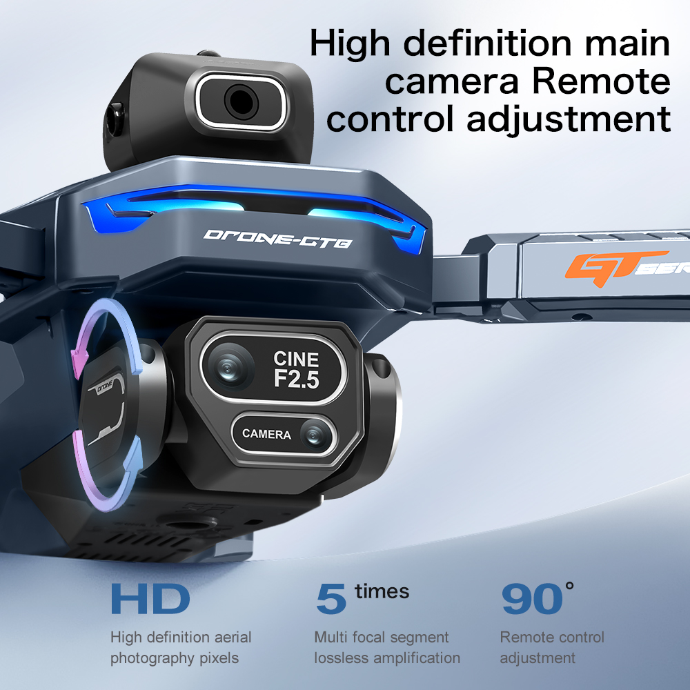 НОВЫЙ Дрон GT8 HD RC с двумя п – обзор и цена Drone Rc Ufo