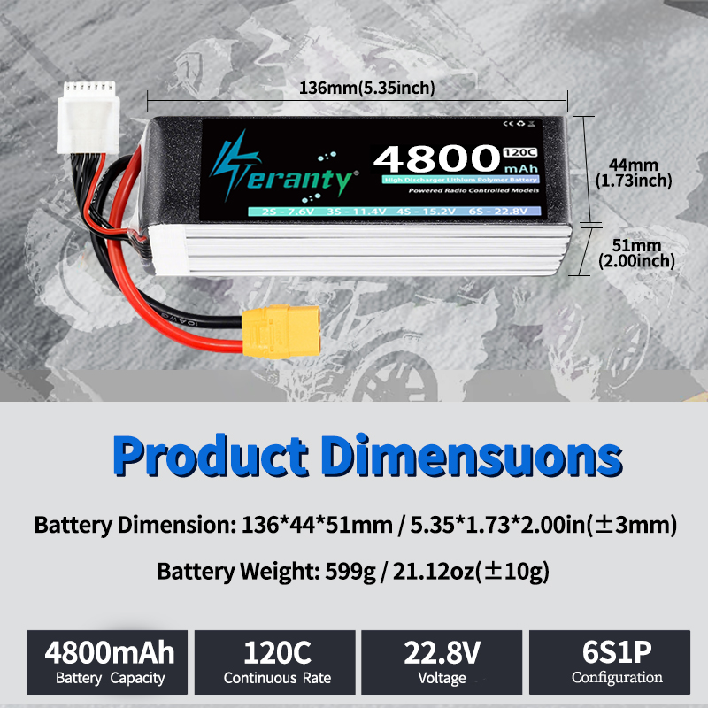 Аккумулятор LiPo TERANTY 6S 48 – обзор и цена Nano Quad Fpv