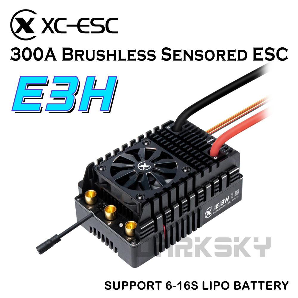 XC E3H HV 300A 6-16S Lipo Sens – обзор и цена Esc 4In1 Brushless